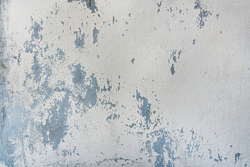 Closeup texture abstract of old and peeling blue color wall background, Copy space for text