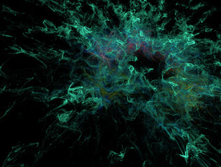 Imaginatory fractal abstract background Image