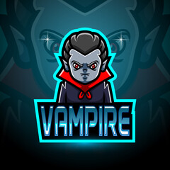 Vampire esport logo mascot design