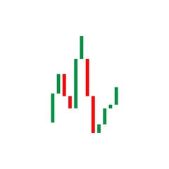 market volatility icon illustration design