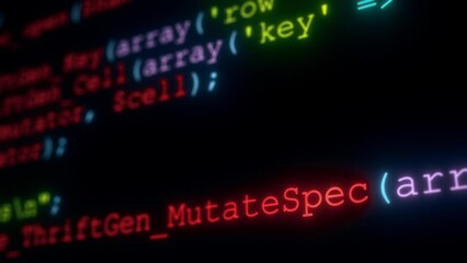 Php Coding 4k. High quality 4k footage