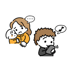スマホ　子育て　無関心　産後クライシス