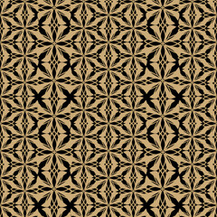 Geometric Seamless Pattern with Tribal Shape. Designed in Ikat, Boho, Aztec, Folk, Motif, Gypsy, Arabic Style. Ornament for Scarf, Ceramics, Fabric Garment, Backdrop Wallpaper.