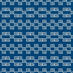 Simple Seamless background. Geometrical Pattern design. Blue color embroidered texture ideal for men shirt, male fashion, kid fashion, bag, Wallpaper, backdrop.