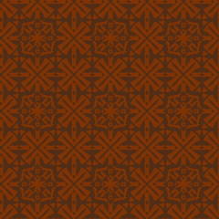 Geometric Seamless Pattern with Tribal Shape. Designed in Ikat, Boho, Aztec, Folk, Motif, Gypsy, Arabic Style. Ornament for Scarf, Ceramics, Fabric Garment, Backdrop Wallpaper.