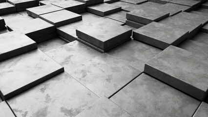 Concrete Cubes Background
