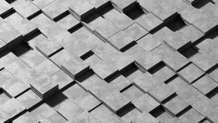 Concrete Cubes Background