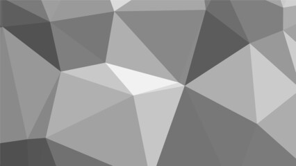 Monochrome geometric pattern . Low poly design
