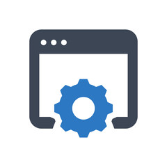 SEO icon vector graphic illustration