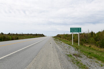 road in the countryside