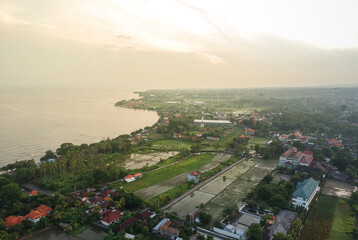 Amazing View from hotel in Lovina, Bali, Indonesia.