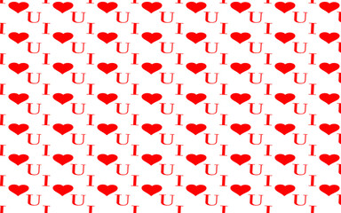 Love-shaped pattern. Identical with love and affection