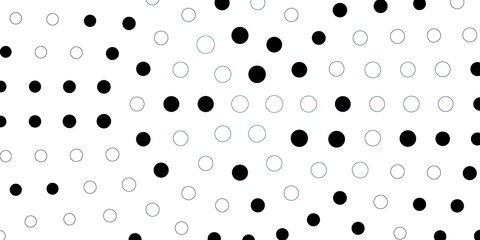 Dark Green vector pattern with spheres.