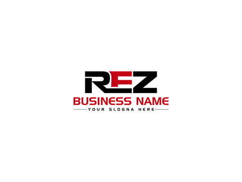 Minimalist REZ Logo Icon, Creative RE Logo Letter Vector Image Design For Your Modern Business
