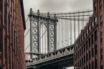 Fototapeta premium Manhattan Bridge in New York City in USA