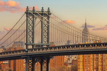  Manhattan Bridge in New York City in USA