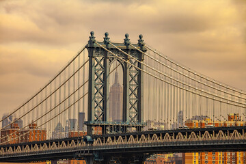  Manhattan Bridge in New York City in USA