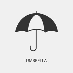  Umbrella vector icon illustration sign