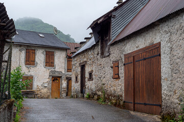 small french mountain village, Ariege France