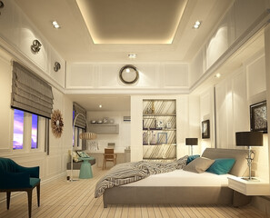 Modern house interior design