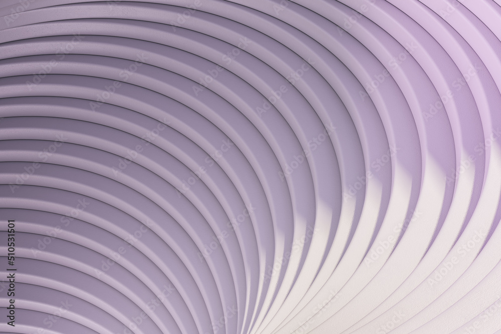 Poster creative purple swirl backdrop. design and decor concept. 3d rendering.