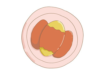 Omuraisu , this is Japanese egg menu