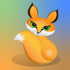 Cute fox