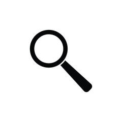 Search icon vector. Magnifying glass symbol vector illustration