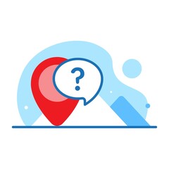 outside coverage zone, Unknown Location, enable location concept illustration flat design vector eps10. modern graphic element for landing page, empty state ui, infographic, icon