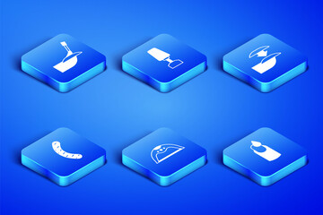 Set Manicure, lamp, Nail file, Milling cutter for manicure and False nails icon. Vector