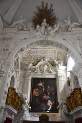 Stucs de l'oratoire de San Lorenzo à Palerme. Sicile