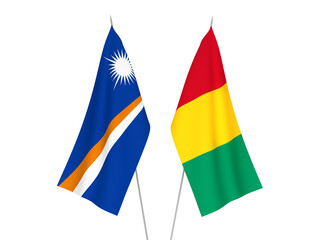 Guinea and Republic of the Marshall Islands flags