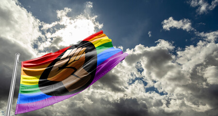 Though it may have been used before, 2020 saw the display of the QPOC Pride Flag rise in popularity...