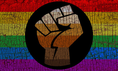 Though it may have been used before, 2020 saw the display of the QPOC Pride Flag rise in popularity...