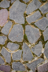 Path background made of stone and cement