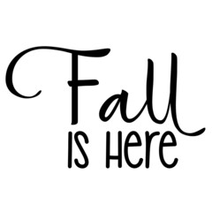 Fall Is Here