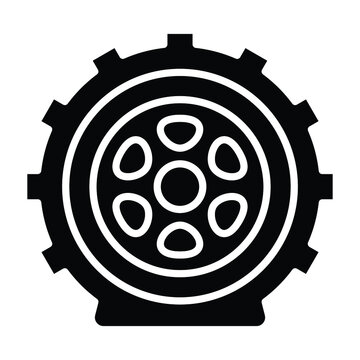 recommend clip art: Flat Tire Icon Style
