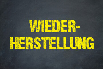 Wiederherstellung