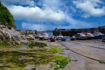 Fototapeta na wymiar Hafen in Newquay, Cornwall, England