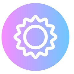 sun gradient icon
