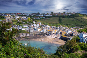 Blick auf Port Isaac, Cornwall, England