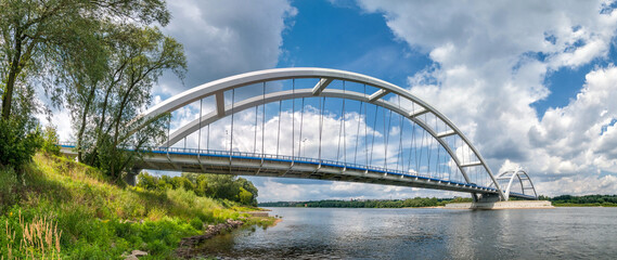 bridge over river Vistula in Toruń