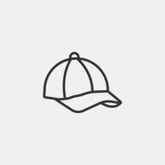 Hat vector icon illustration sign