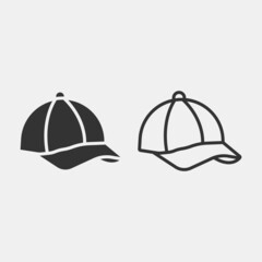 Hat vector icon illustration sign