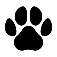 Editable vector clipart of the animals footprint. EPS10