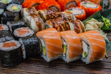 Japanese sushi fastfood- asian traditional snack