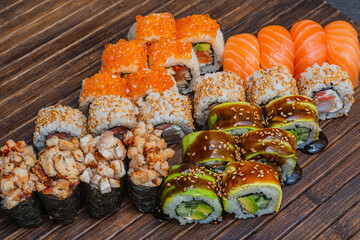 Japanese sushi fastfood- asian traditional snack