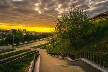 Morning in the city