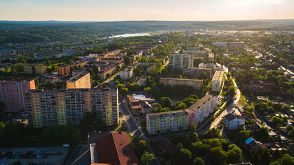 Fototapeta premium the city from a bird's eye view