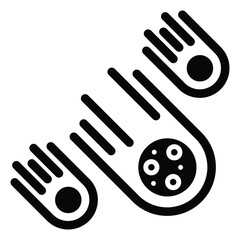 Meteorites Icon Style © Circlon